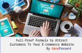 Full Proof Formula To Attract Customers To Your E-Commerce Website