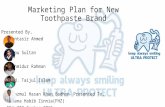 Marketing plan for new toothpaste brand