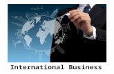 International business - Manu Melwin Joy