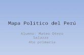 Mapa Político del Perú