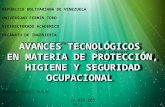 Avances Tecnológicos en Materia de Protección, Higiene y Seguridad Ocupacional
