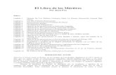 EL LIBRO DE LOS MARTIRES por John Foxe