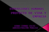 Dimensiones humanas _ Proyecto de vida