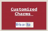 Customized Charms