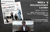 MOOC's: ervaringen en leerpunten - Marja Verstelle - OWD13