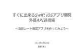 すぐに出来るSwift iOSアプリ開発 -外部API連携編-