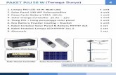 Paket PJU Solar Cell 50 W (11.000.000)