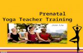 Prenatal yoga teacher training