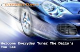 Welcome Everyday Tuner the daily you see