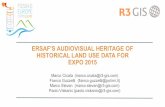 ERSAF audiovisual heritage of historical land use data for EXPO 2015