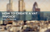 How To Create A VAT Invoice