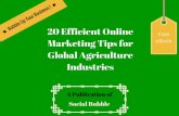 20 efficient online marketing tips for global agriculture industries