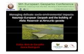 Managing delicate socio-environmental impacts (Naurtejo Geopark)