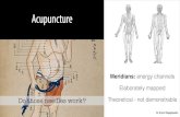 Acupuncture: do those needles work