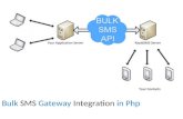 Bulk SMS Gateway Integration in PHP