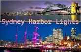 Sydney harbor lights