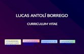 Lucas Antolí Borrego CV