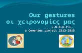 E.U.R.O.P.E. project- Our gestures