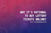 Why it’s rational to buy lottery tickets online