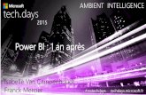Dat202 Techdays Paris 2015: PowerBI un an après