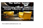 Innovation through The Go Pro Spirit