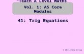 41 trig equations