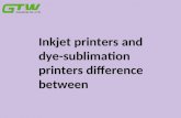 Inkjet Printers And Dye Sublimation Printers Difference Between