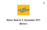 Adman awards & symposium 2014 all winners