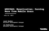 [Webinar]: Monetization: Earning More From Mobile Users