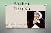 Leadership analysis  mother teresa
