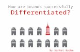 How are brand successfully differentiated