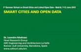 Smart Cities and Open Data