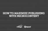 How to Maximize Publishing with Microcontent