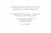 Sloshing-aware MPC for upper stage attitude control
