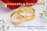 Matrimonio y union civil