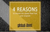 4 Reasons to Choose the Global-Fleet Fuel Card Program