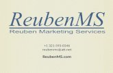 Reuben Marketing Services Website Audit PowerPoint