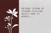 Beyond scrum of scrums scaling agile how it works