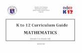 Math curriculum guide grades 1 10