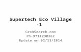 Supertech Eco Village-1 Noida Extension Construction Update on 02/11/2014
