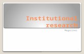 Institutional research a2