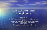 Lattitude and longitude