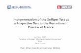 Implementation of the Zulliger test as a Projective Test