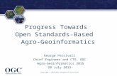 Progress towards Open Standards-Based Agro-Geoinformatics