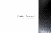 Poster research and planning