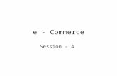 Ecommerce and ebusiness session 4