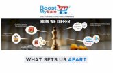 BoostMySale -  what sets boost mysales apart