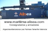 Maritima alisea. Empresa de transporte a las Islas Canarias