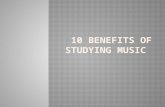 10 benefits of studying music