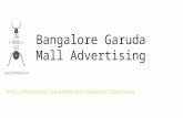 Bangalore garuda mall advertising
